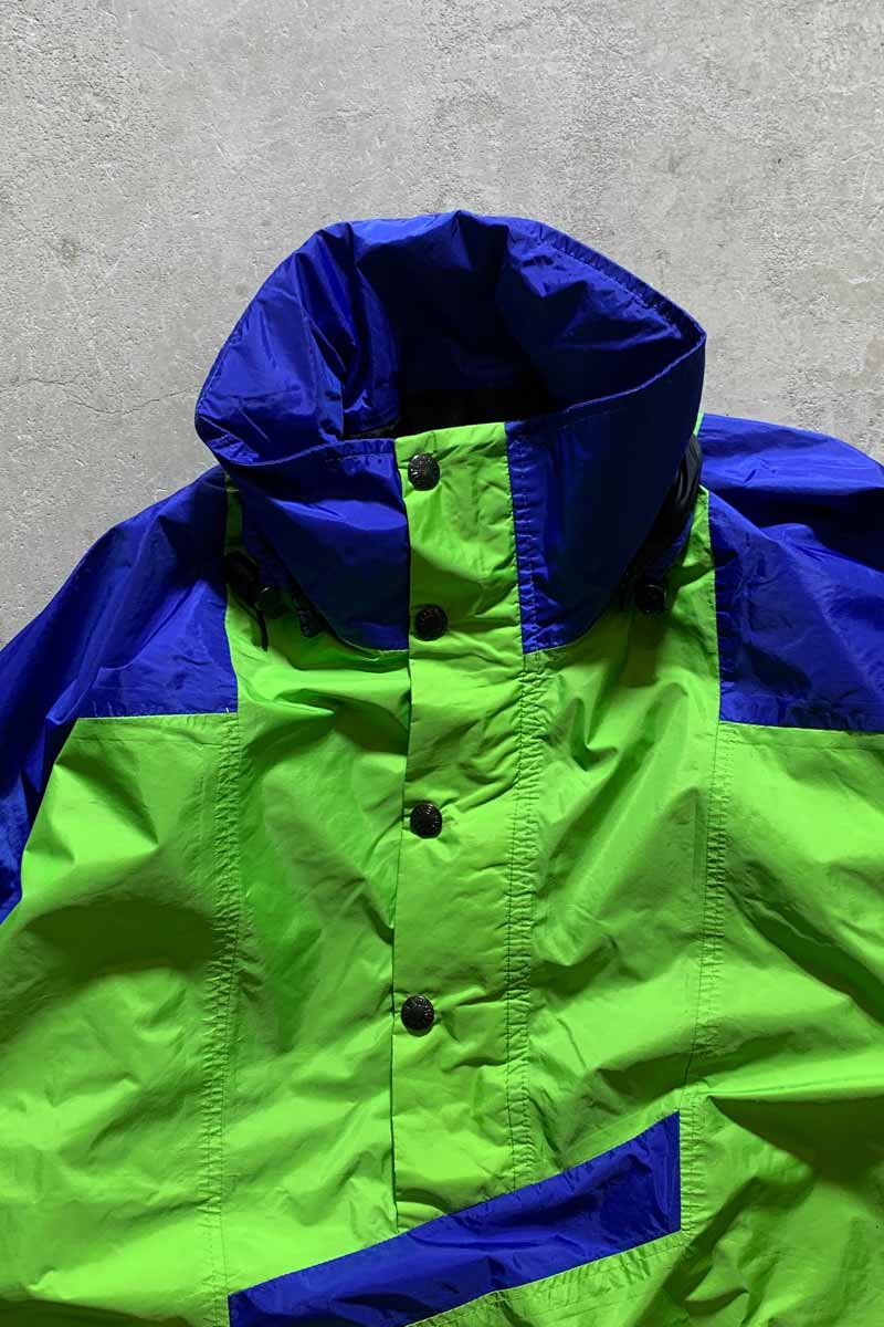 MADE IN USA 90'S GORE-TEX HALF ZIP PULLOVER MOUNTAIN PARKA / GREEN US-market product [SIZE: M USED]