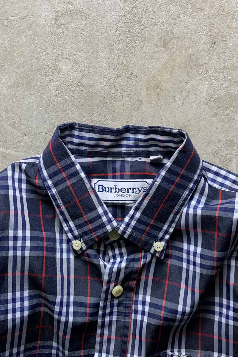 90'S L/S B.D CHECK SHIRT / MULTI [SIZE: M USED]