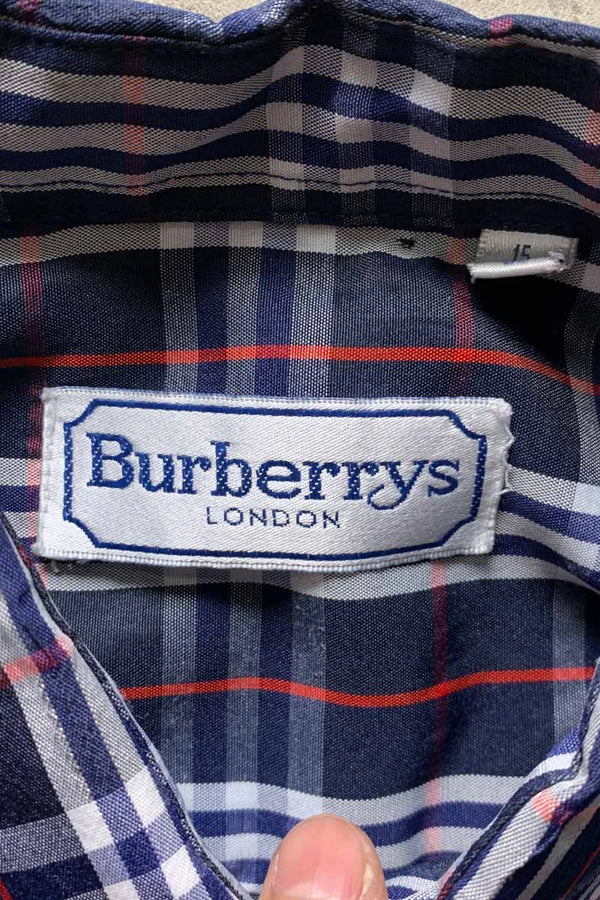 90'S L/S B.D CHECK SHIRT / MULTI [SIZE: M USED]