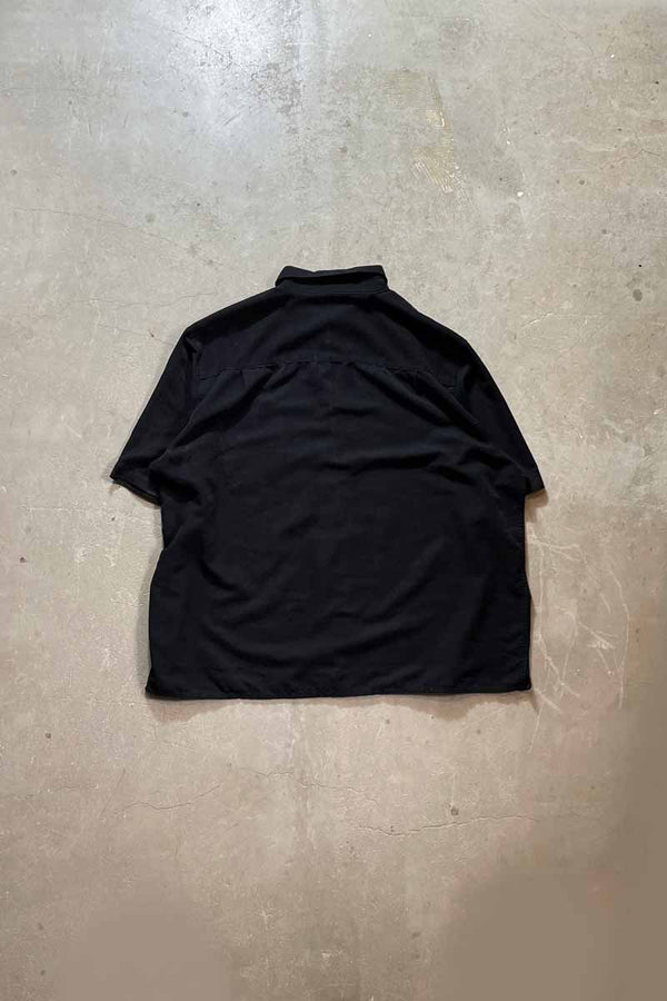 S/S VIGAN SUEDE SHIRT / BLACK [SIZE:2XL USED]