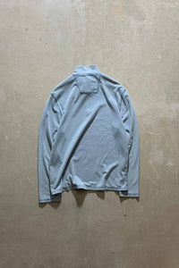 Y2K EARLY 00'S L/S HALF ZIP T-SHIRT / LIGHT BLUE [SIZE: M USED]