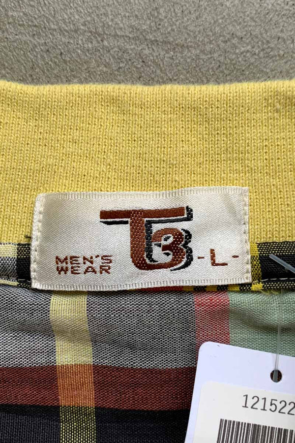 90'S S/S CHECK SHIRT / MULTI [SIZE: L USED]