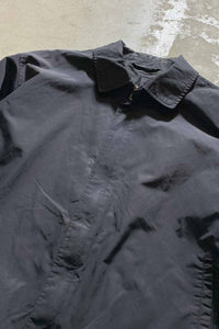 90'S ZIP NYLON JACKET / BLACK [SIZE: L USED]