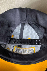 90'S QUINN CAT TWO TONE 6PANEL CAP / BLACK / YELLOW [SIZE: ONE SIZE DEADSTOCK/NOS]