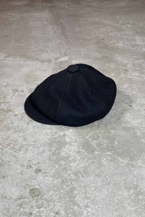 60s WOOL CAP / BLACK [SIZE: L USED]