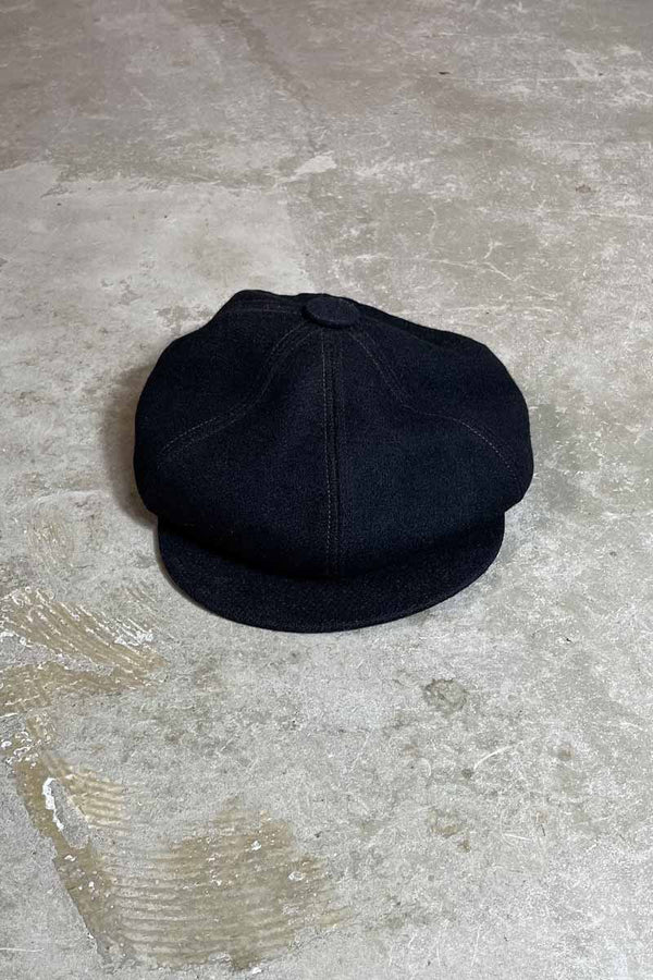 60s WOOL CAP / BLACK [SIZE: L USED]