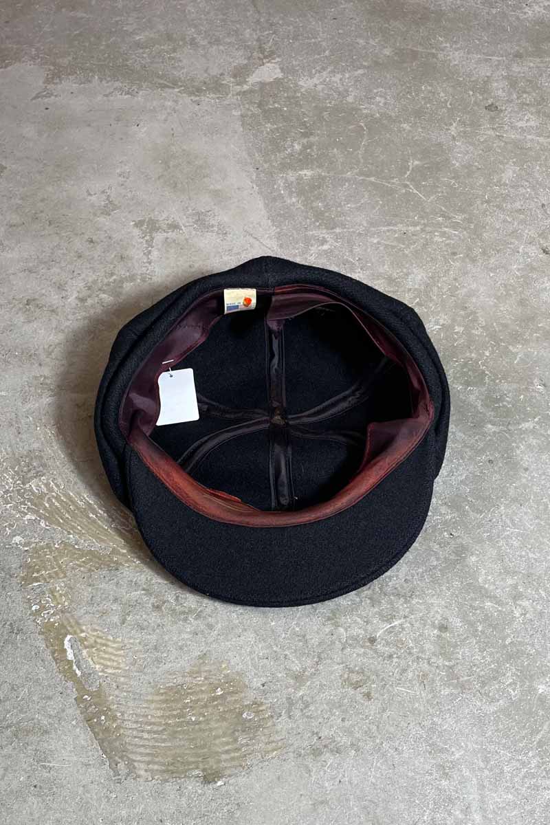 60s WOOL CAP / BLACK [SIZE: L USED]