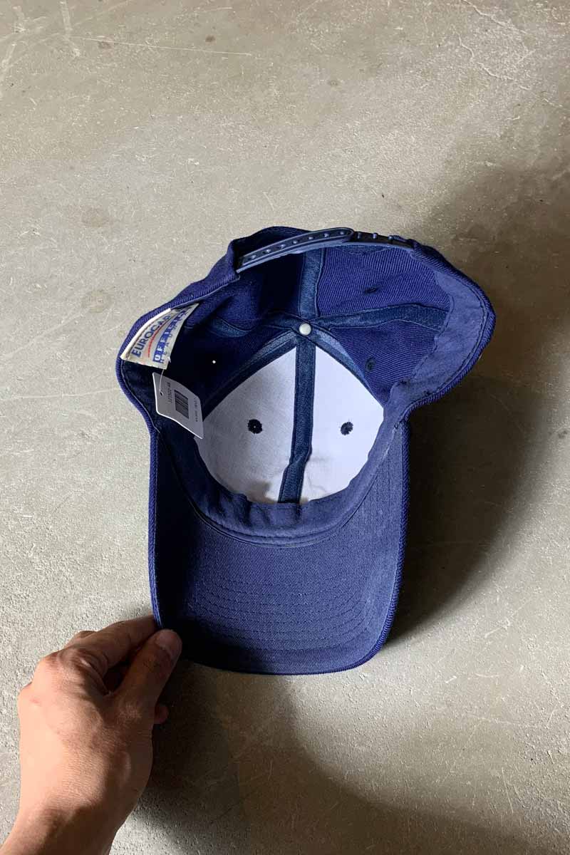 90's FREEMASONRY 6 PANEL CAP / NAVY [SIZE: ONE SIZE USED]