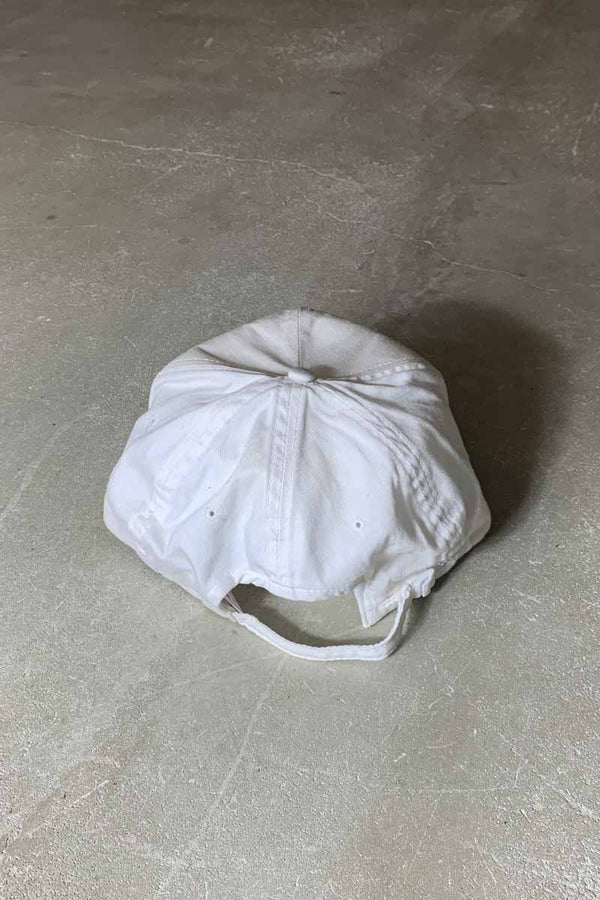 90'S BMW EMBROIDERY 6PANEL CAP / WHITE [SIZE: ONE SIZE USED]