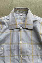 画像をギャラリービューアに読み込む, 90&#39;S S/S CHECK DRESS SHIRT / GRAY [SIZE: S USED]
