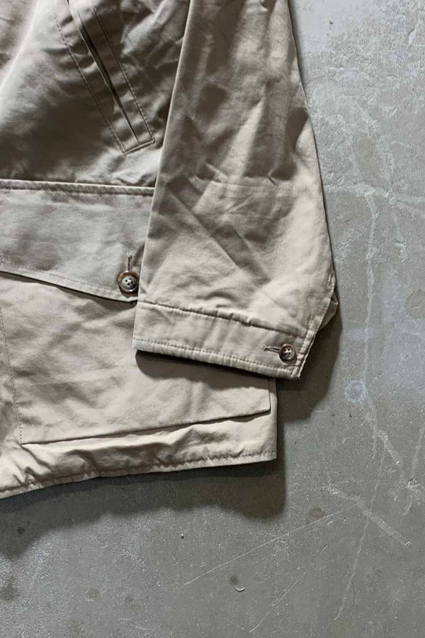 80'S HUNTING JACKET / BEIGE [SIZE: L USED]
