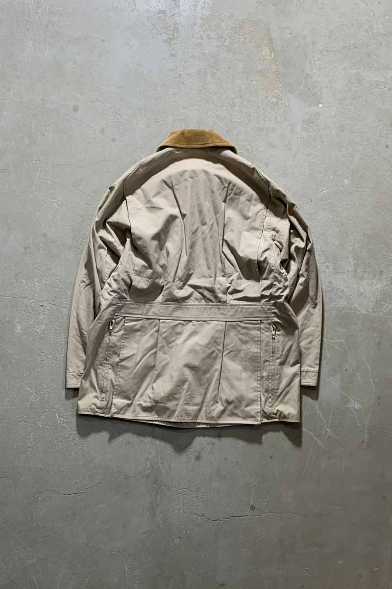 80'S HUNTING JACKET / BEIGE [SIZE: L USED]