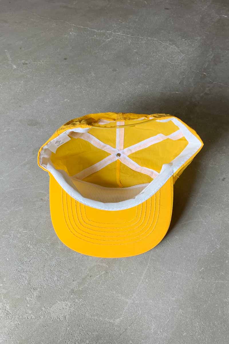 90'S CAMEL PRO EMBROIDERY NYLON 6PANEL CAP / YELLOW [SIZE: ONE SIZE USED]