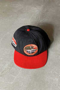 90'S LOGO TWO TONE LOGO 6PANEL CAP / BLACK / RED [SIZE: ONE SIZE USED]