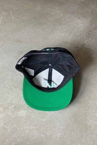 90'S KOOL TWO TONE 6PANEL CAP / BLACK / GREEN [SIZE: ONE SIZE USED]