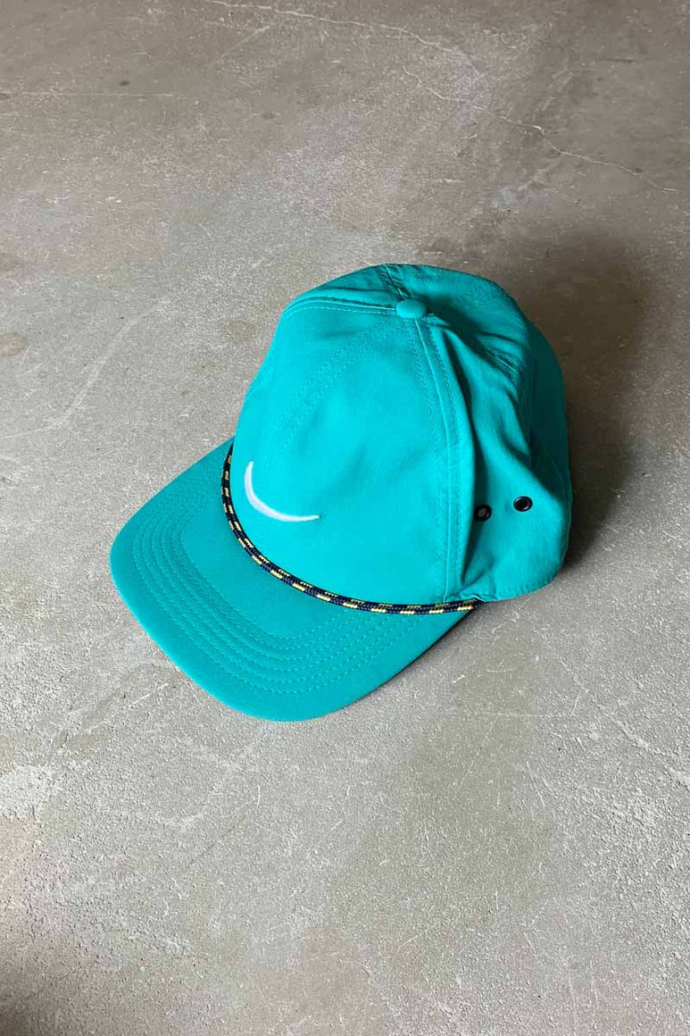 LOGO EMBROIDERY 6PANEL CAP / BLUE GREEN [SIZE: ONE SIZE USED]