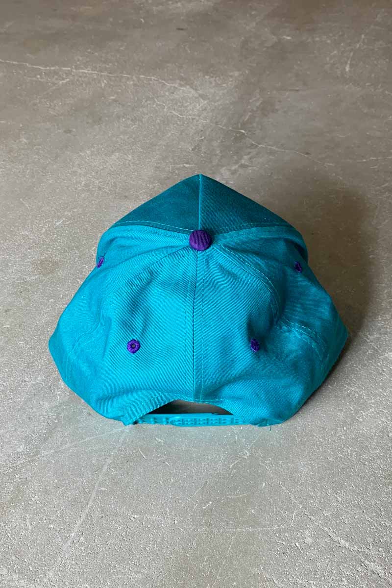 90'S PANAMA CITY BEACH TWO TONE 6PANEL CAP / BLUE / PURPLE [SIZE: ONE SIZE USED]