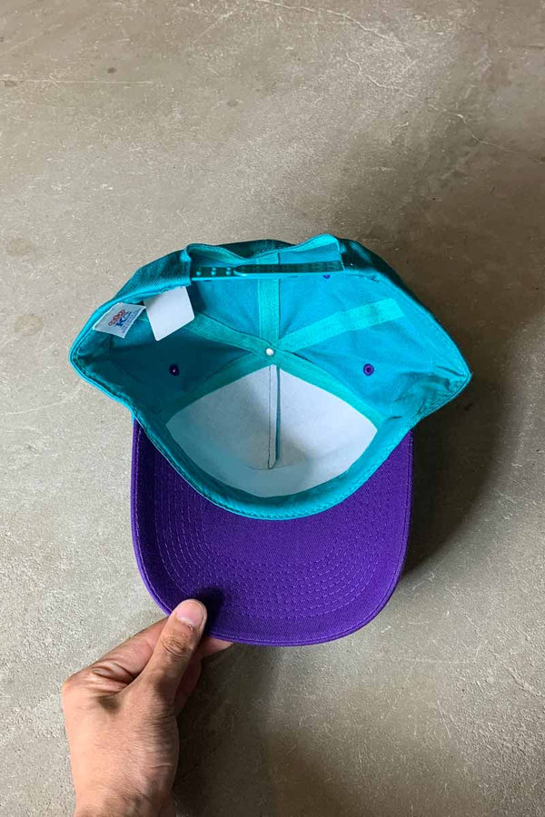 90'S PANAMA CITY BEACH TWO TONE 6PANEL CAP / BLUE / PURPLE [SIZE: ONE SIZE USED]
