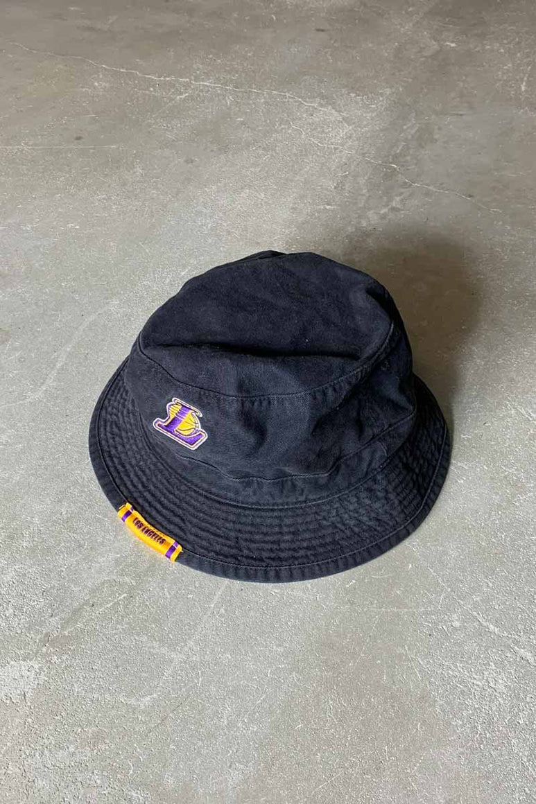 NBA LOS ANGELES LAKERS BUCKET HAT / BLACK [SIZE: ONE SIZE USED]