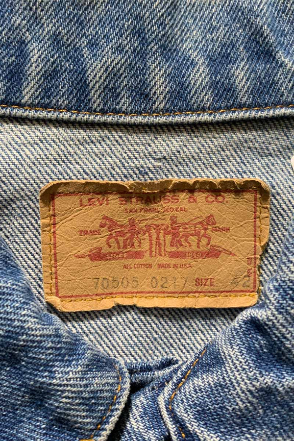 MADE IN USA 70-80s 70505 4TH DENIM JACKET/ INDIGO [SIZE: M USED]