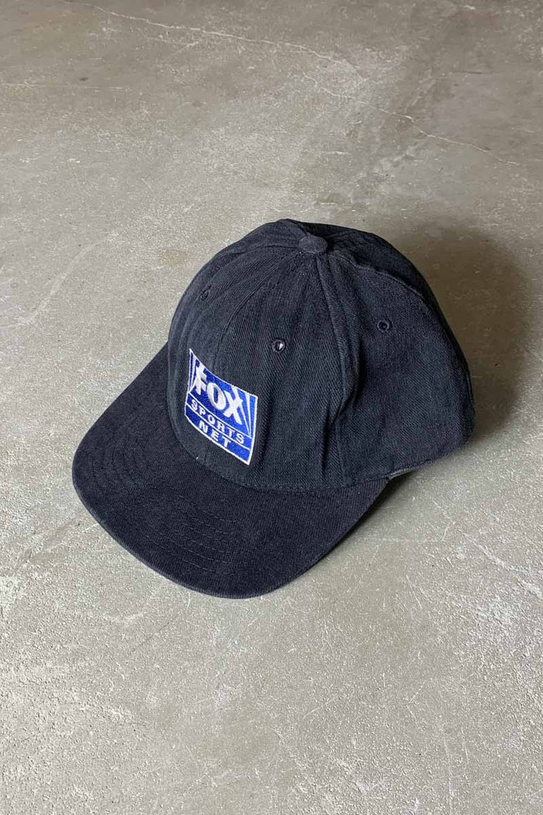 90'S FOX SPORTS NET 6PANEL CAP / BLACK [SIZE: ONE SIZE USED]