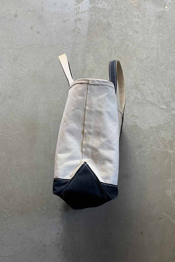 MADE IN USA 90'S TOTE BAG / WHITE / NAVY [SIZE: ONE SIZE USED]