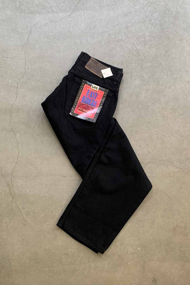 MADE IN USA 90'S DENIM PANTS / BLACK [SIZE: W31L30 DEADSTOCK/NOS]