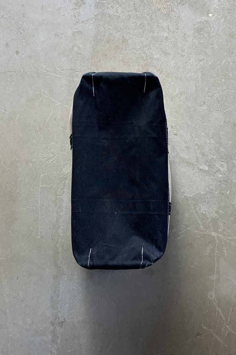 MADE IN USA 90'S TOTE BAG / WHITE / NAVY [SIZE: ONE SIZE USED]