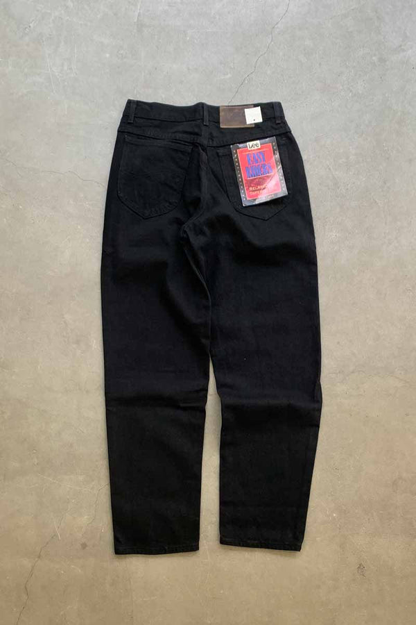 MADE IN USA 90'S DENIM PANTS / BLACK [SIZE: W31L30 DEADSTOCK/NOS]