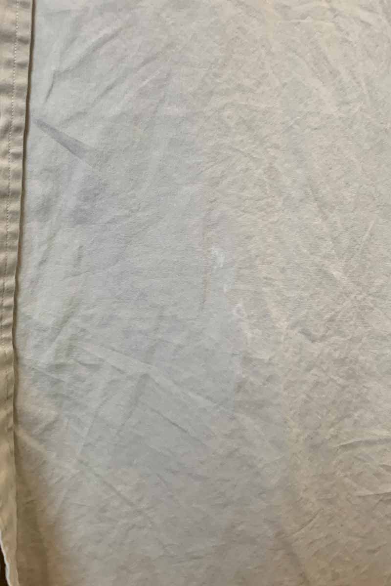 90'S L/S B.D TWO-PLY COTTON BLAKE SHIRT / BEIGE [SIZE: XL USED]