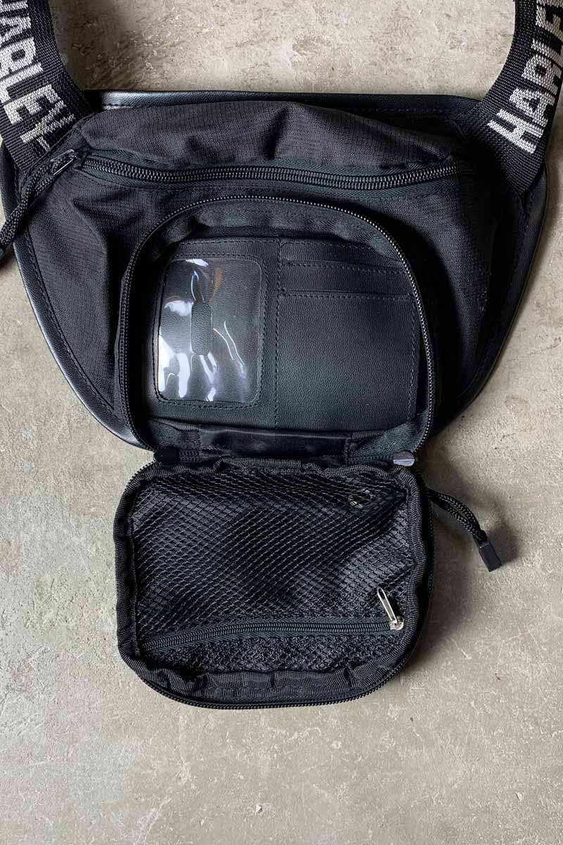 NYLON SHOULDER POUCH / BLACK [SIZE: ONE SIZE USED]