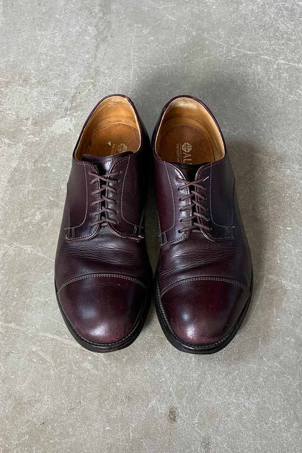 MADE IN USA 80'S 556 MODIFIED LAST STRAIGHT TIP CURF LEATHER SHOES / BROWN [SIZE: US7.0 (approx. 25.0cm) USED]