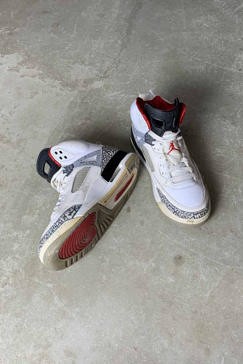 17'S AIR JORDAN SPIZIKE USA model / WHITE [SIZE: US8.5 (26.5cm) USED]