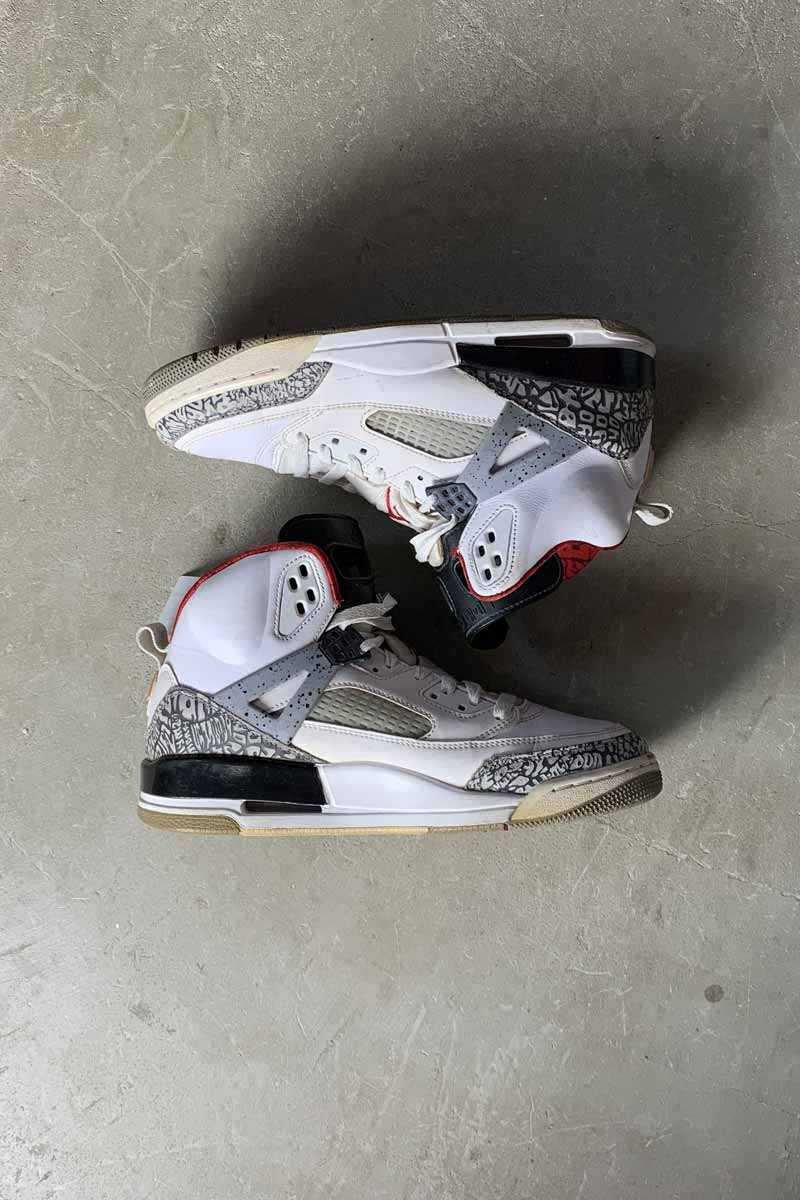 17'S AIR JORDAN SPIZIKE USA model / WHITE [SIZE: US8.5 (26.5cm) USED]