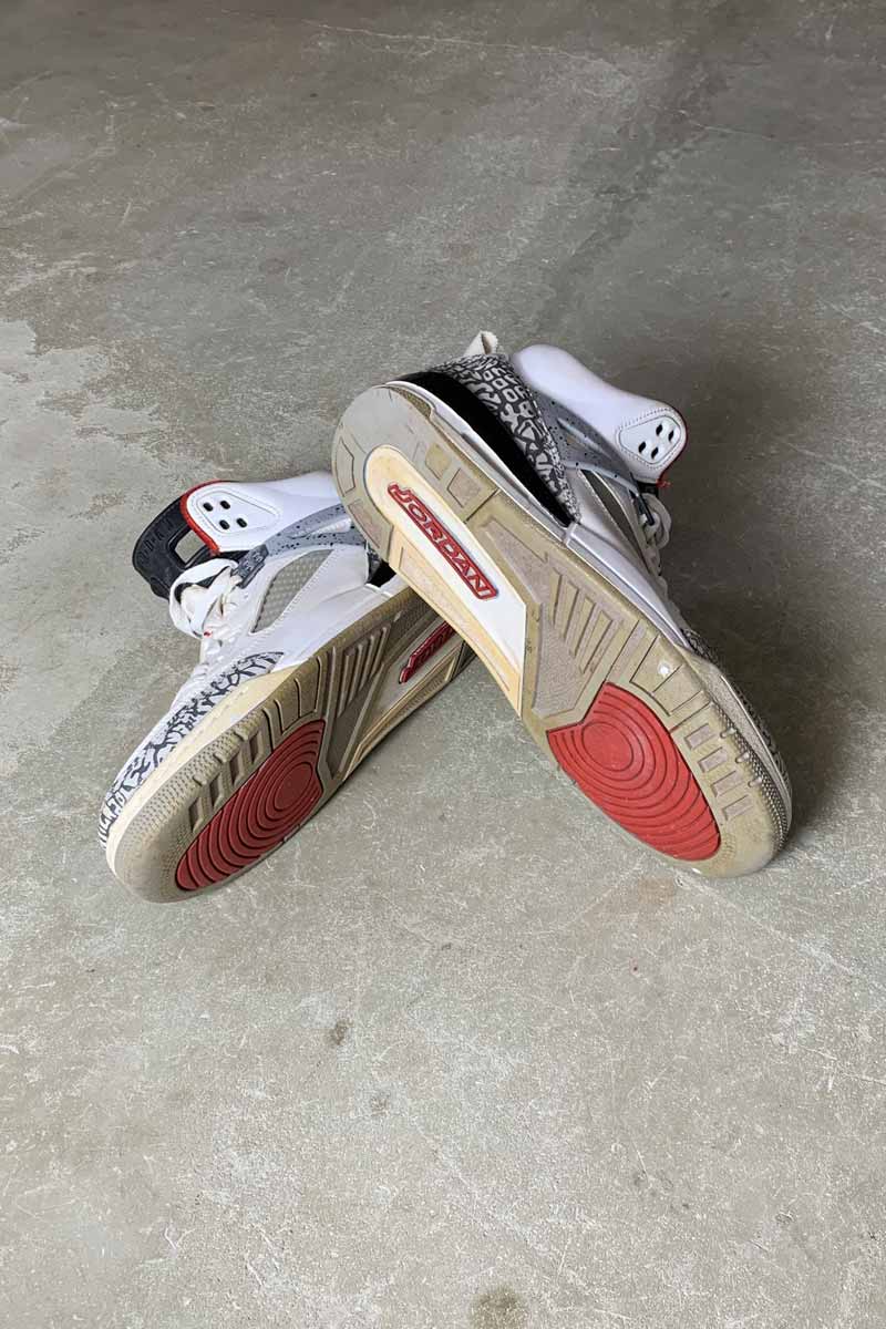 17'S AIR JORDAN SPIZIKE USA model / WHITE [SIZE: US8.5 (26.5cm) USED]