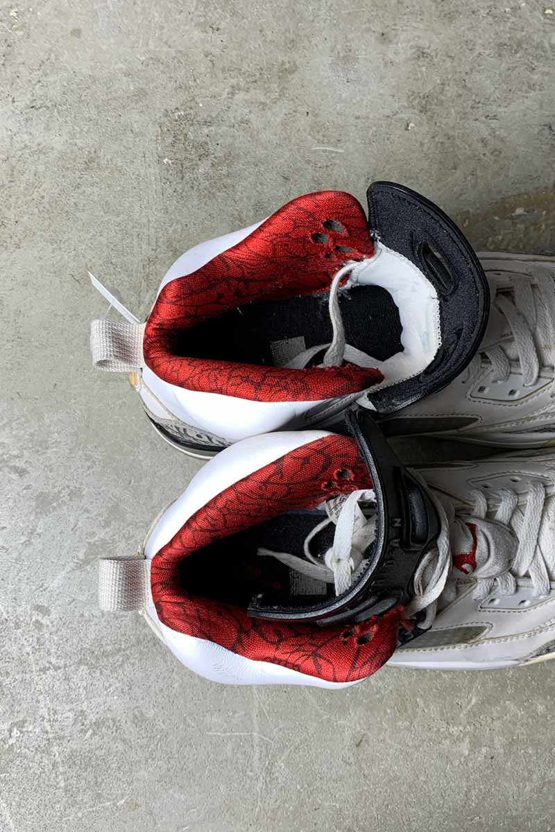 17'S AIR JORDAN SPIZIKE USA model / WHITE [SIZE: US8.5 (26.5cm) USED]