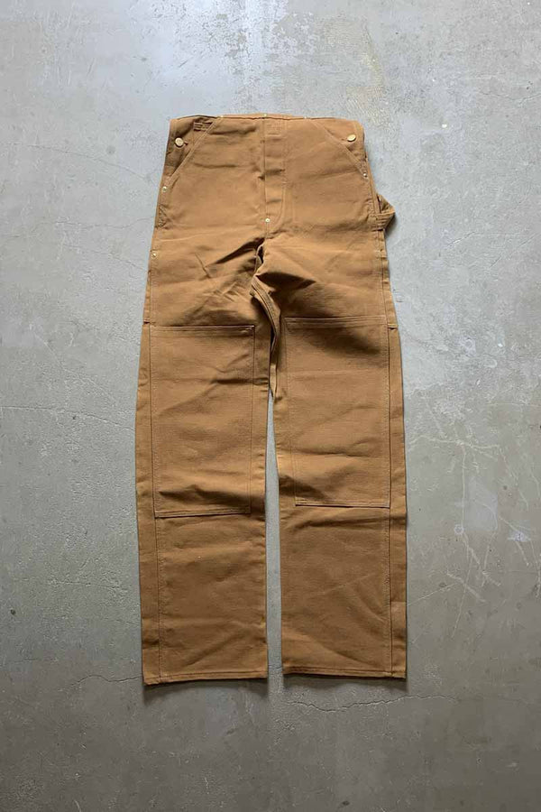 MADE IN USA 90'S OVERALL / CAMEL [SIZE: W28L34 DEADSTOCK/NOS]
