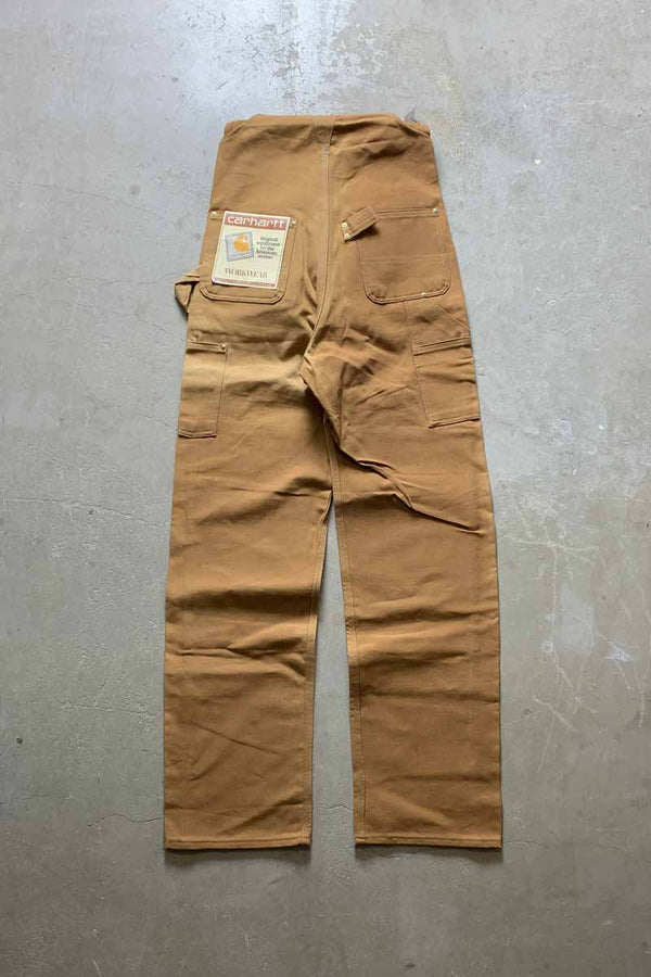 MADE IN USA 90'S OVERALL / CAMEL [SIZE: W28L34 DEADSTOCK/NOS]