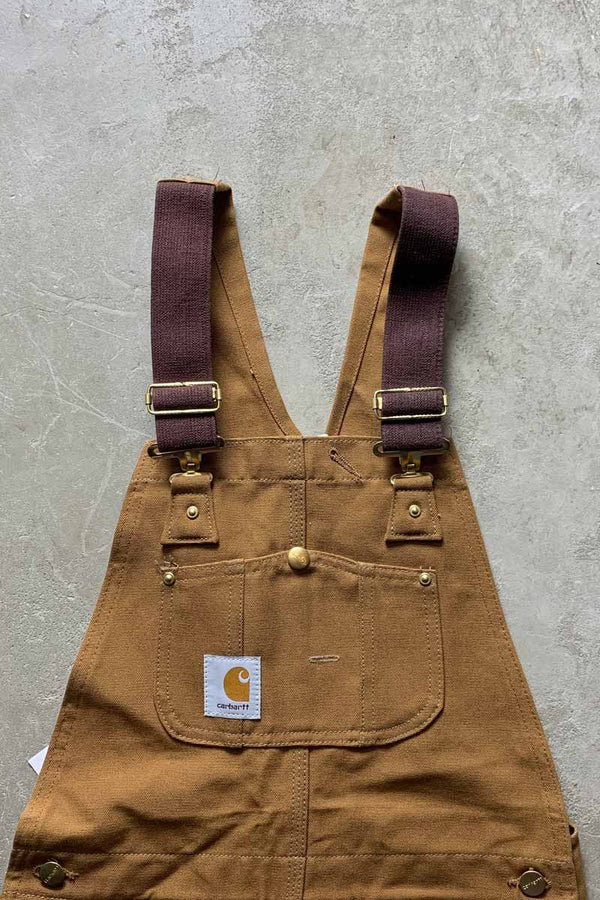 MADE IN USA 90'S OVERALL / CAMEL [SIZE: W28L34 DEADSTOCK/NOS]