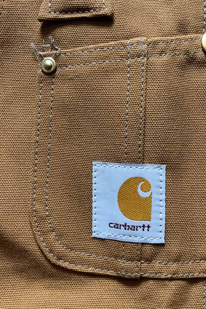 MADE IN USA 90'S OVERALL / CAMEL [SIZE: W28L34 DEADSTOCK/NOS]