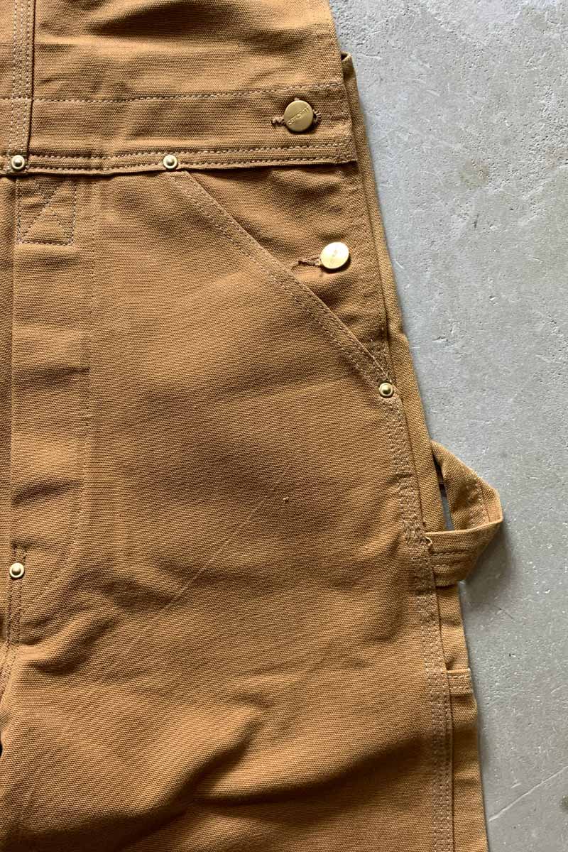 MADE IN USA 90'S OVERALL / CAMEL [SIZE: W28L34 DEADSTOCK/NOS]