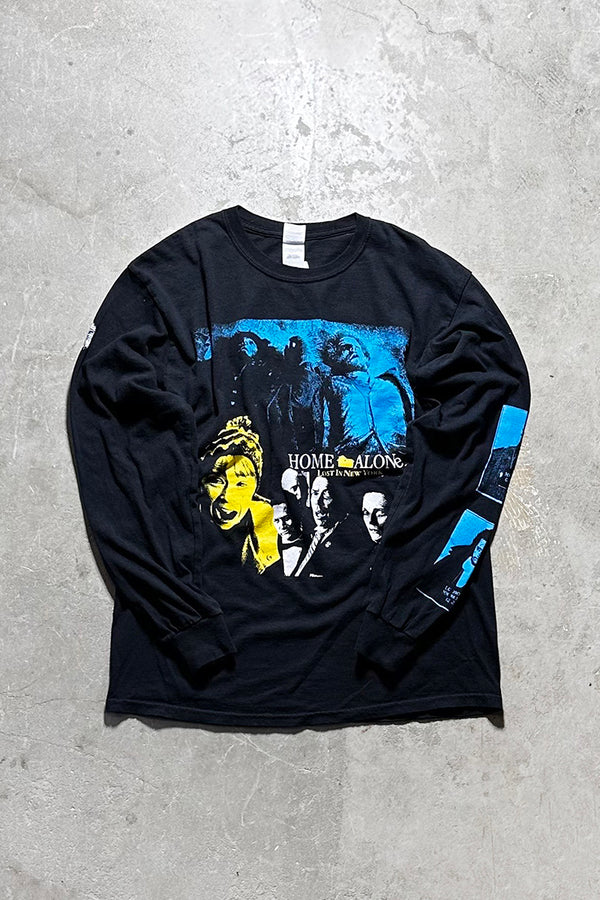 HOME ALONE 2 MOVIE L/S T-SHIRT / BLACK [SIZE: M USED]