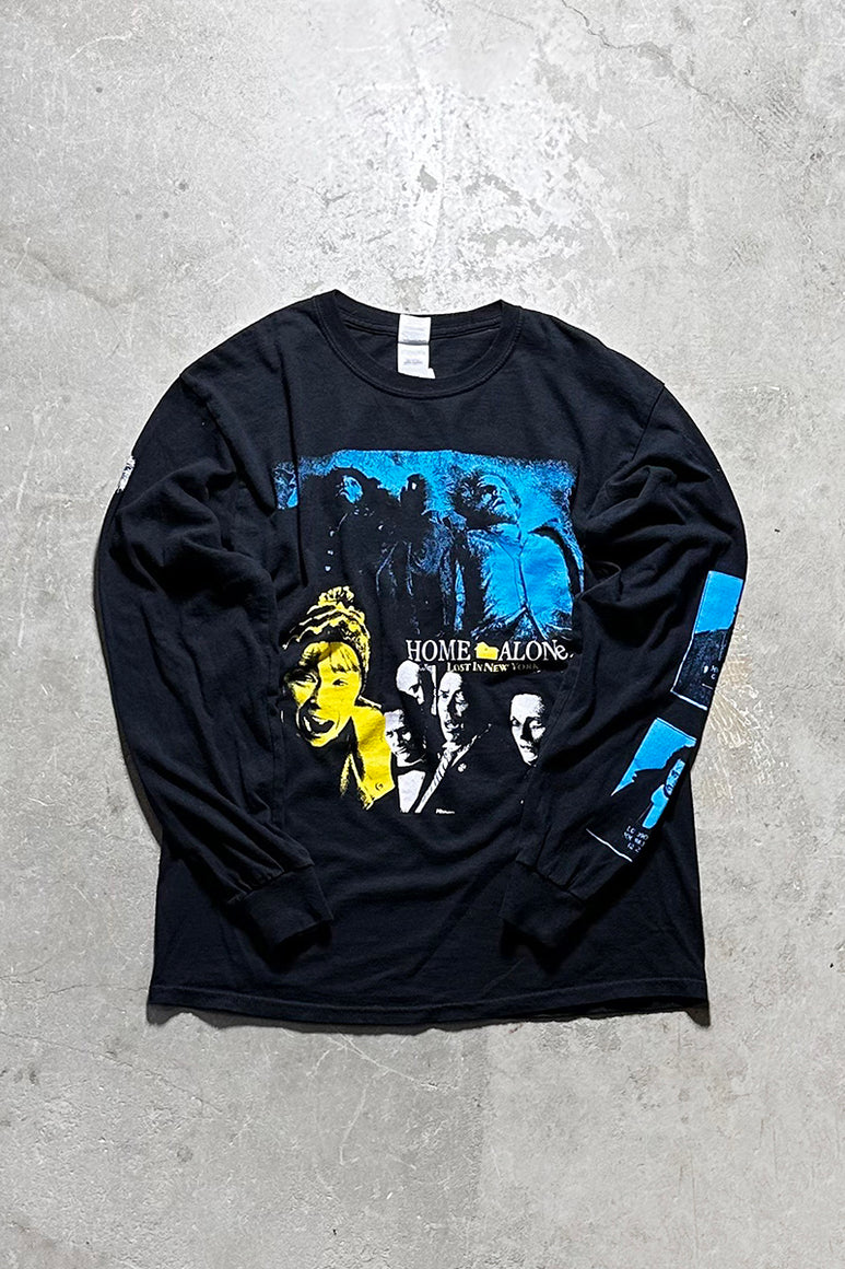 HOME ALONE 2 MOVIE L/S T-SHIRT / BLACK [SIZE: M USED]