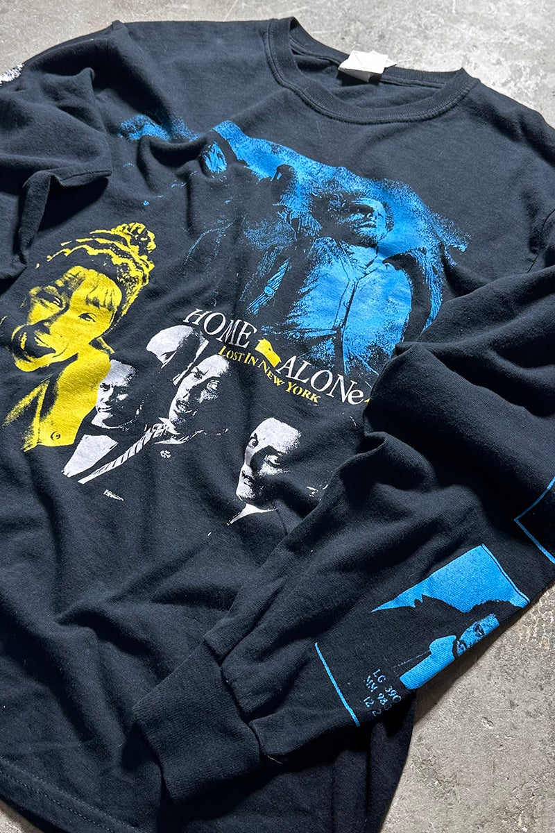 HOME ALONE 2 MOVIE L/S T-SHIRT / BLACK [SIZE: M USED]