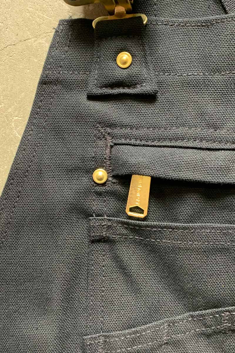 DUCK BIB OVERALL / BLACK [NEW]