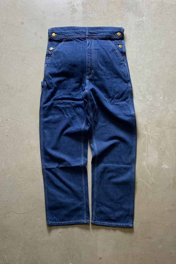 LOOSE FIT DENIM BIB OVERALL / STONE [NEW]