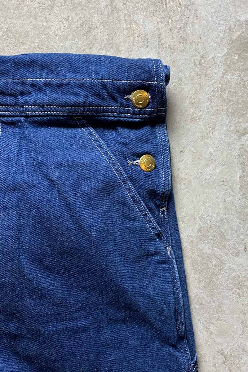 LOOSE FIT DENIM BIB OVERALL / STONE [NEW]