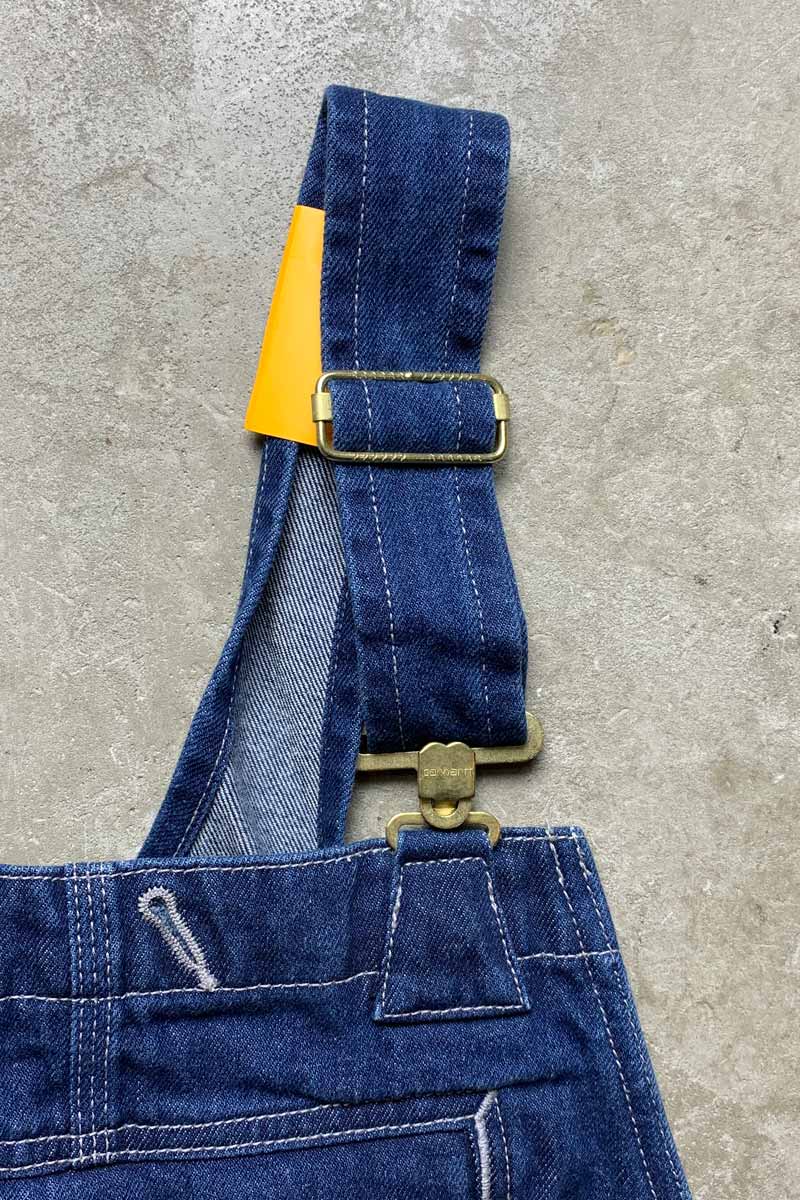 LOOSE FIT DENIM BIB OVERALL / STONE [NEW]