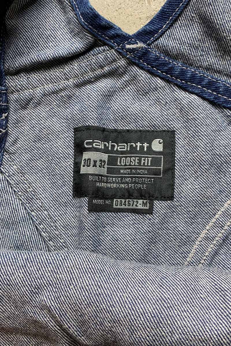 LOOSE FIT DENIM BIB OVERALL / STONE [NEW]