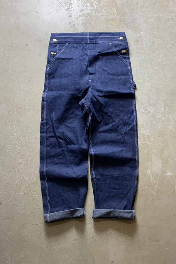 MADE IN USA 90'S DENIM OVERALLS / INDIGO [SIZE: W34L34 DEADSTOCK/NOS]